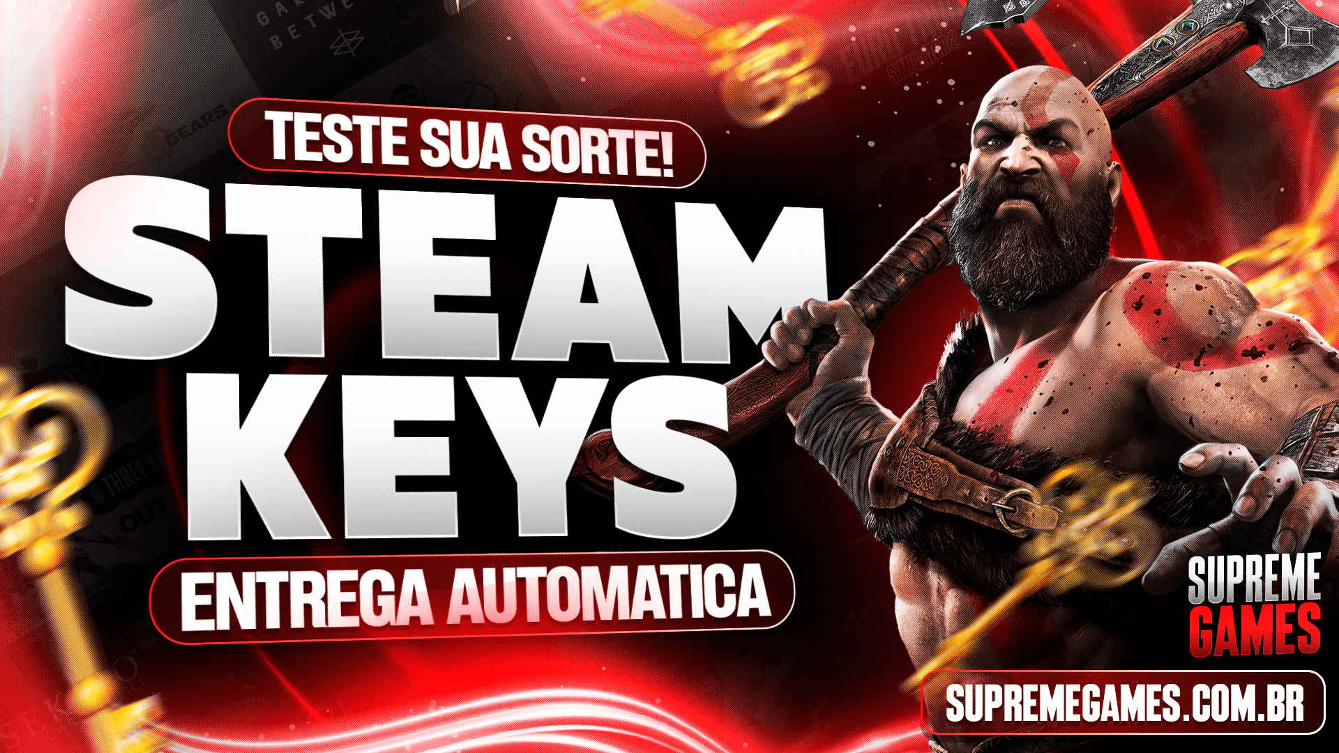 Steam Key Diamond Aleatória: Acima de R$ 500,00